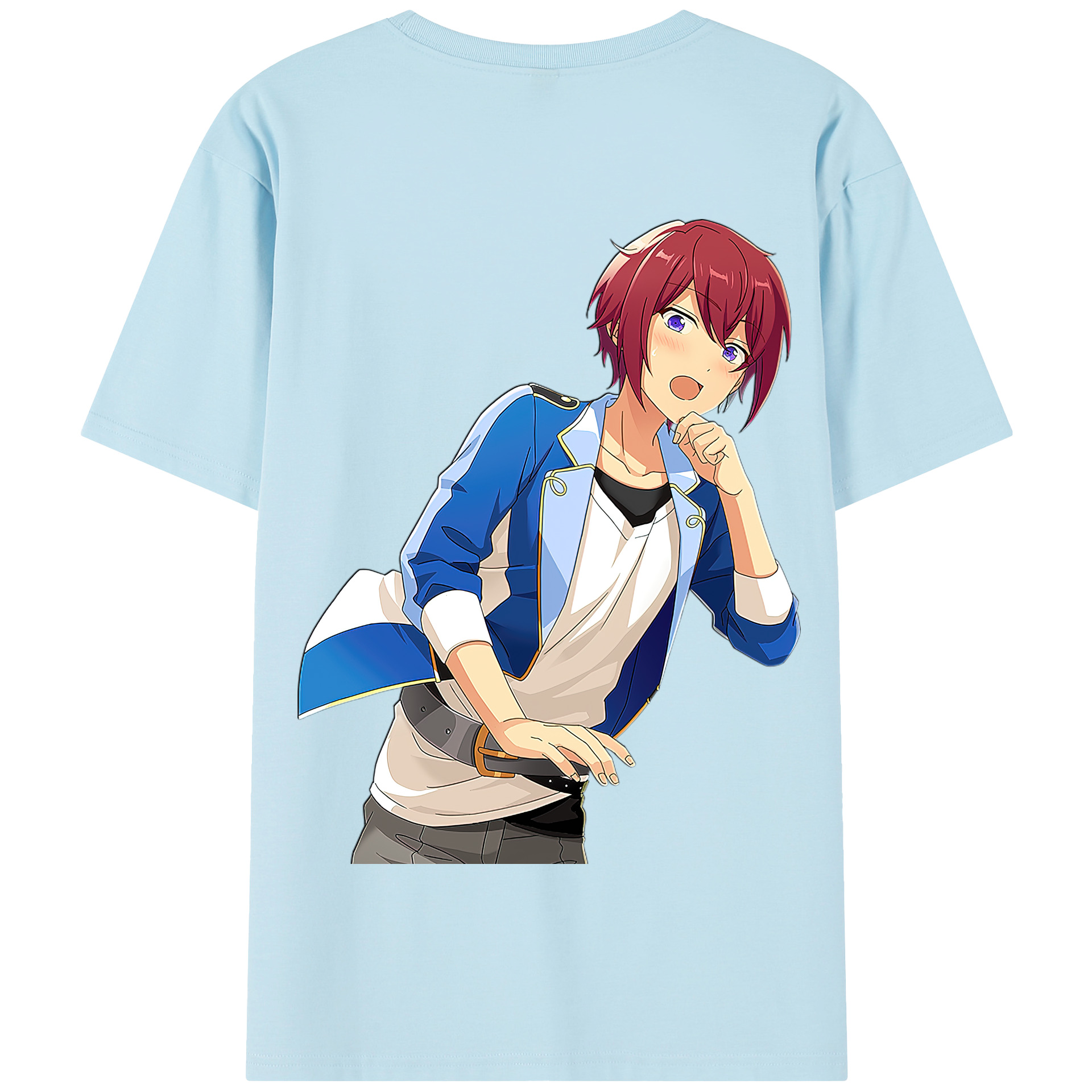 （画像用） あんさんぶるスターズ! Ensemble Stars 綿100％半袖Tシャツ（背面プリント）